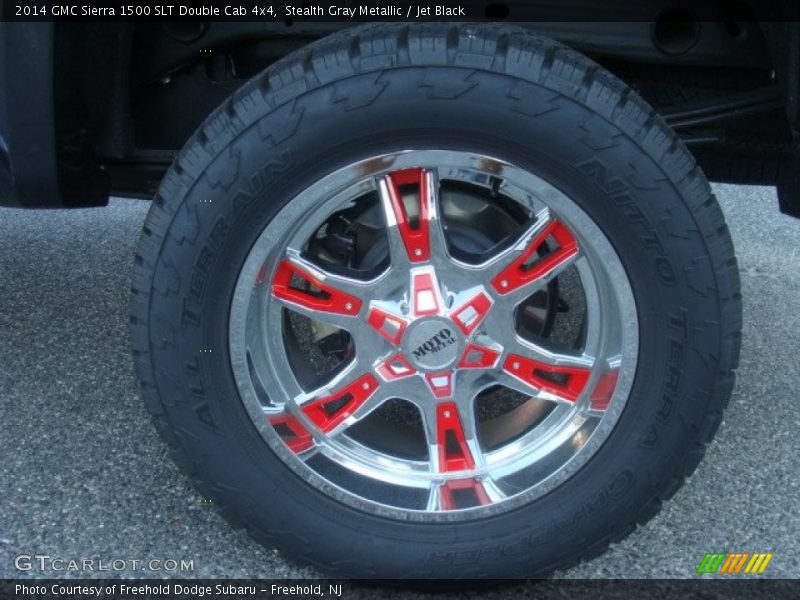 Stealth Gray Metallic / Jet Black 2014 GMC Sierra 1500 SLT Double Cab 4x4