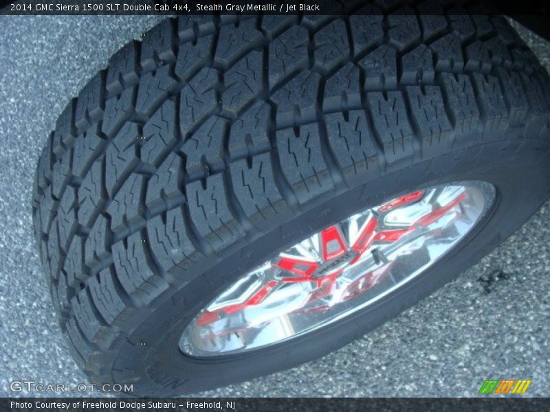 Stealth Gray Metallic / Jet Black 2014 GMC Sierra 1500 SLT Double Cab 4x4