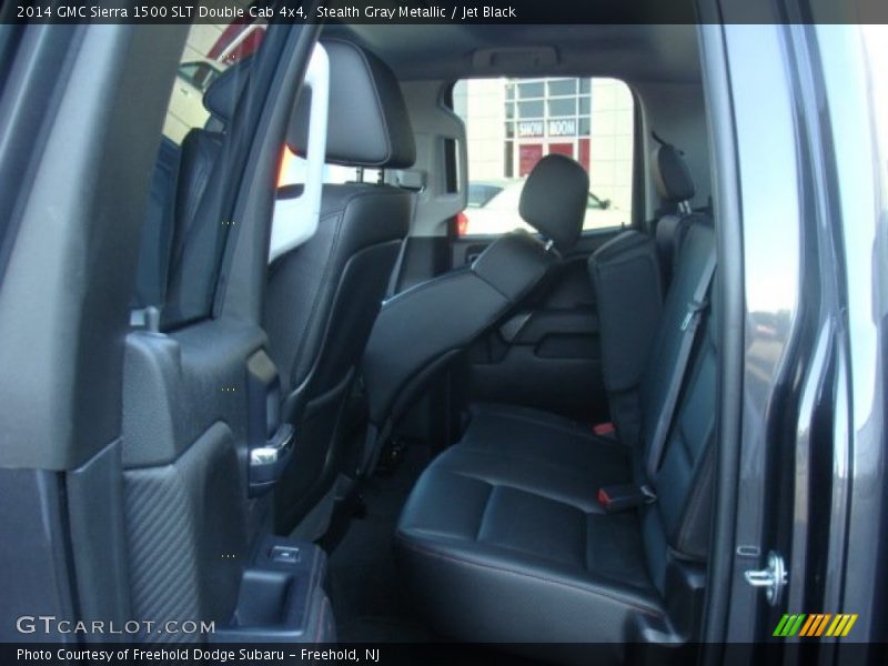 Stealth Gray Metallic / Jet Black 2014 GMC Sierra 1500 SLT Double Cab 4x4