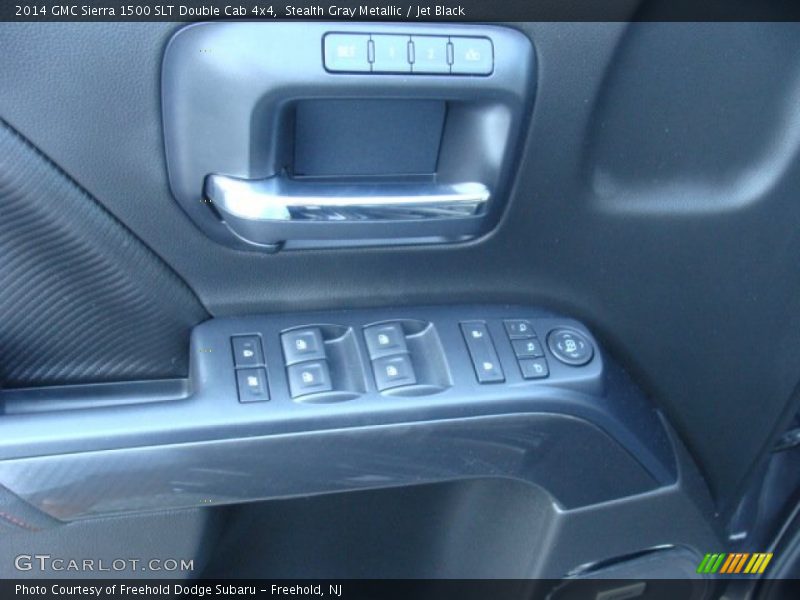 Stealth Gray Metallic / Jet Black 2014 GMC Sierra 1500 SLT Double Cab 4x4