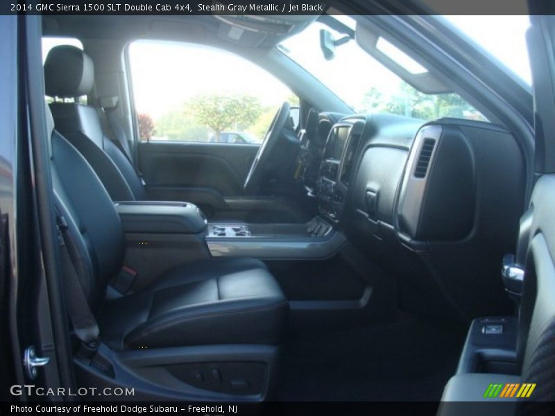 Stealth Gray Metallic / Jet Black 2014 GMC Sierra 1500 SLT Double Cab 4x4