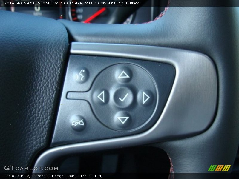 Stealth Gray Metallic / Jet Black 2014 GMC Sierra 1500 SLT Double Cab 4x4