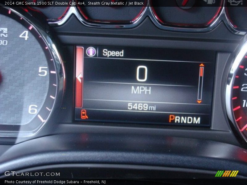 Stealth Gray Metallic / Jet Black 2014 GMC Sierra 1500 SLT Double Cab 4x4