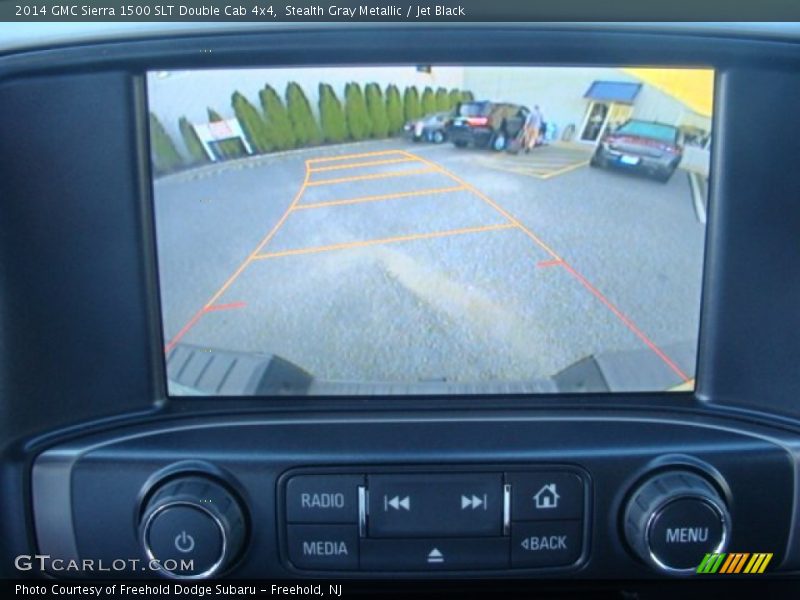 Stealth Gray Metallic / Jet Black 2014 GMC Sierra 1500 SLT Double Cab 4x4