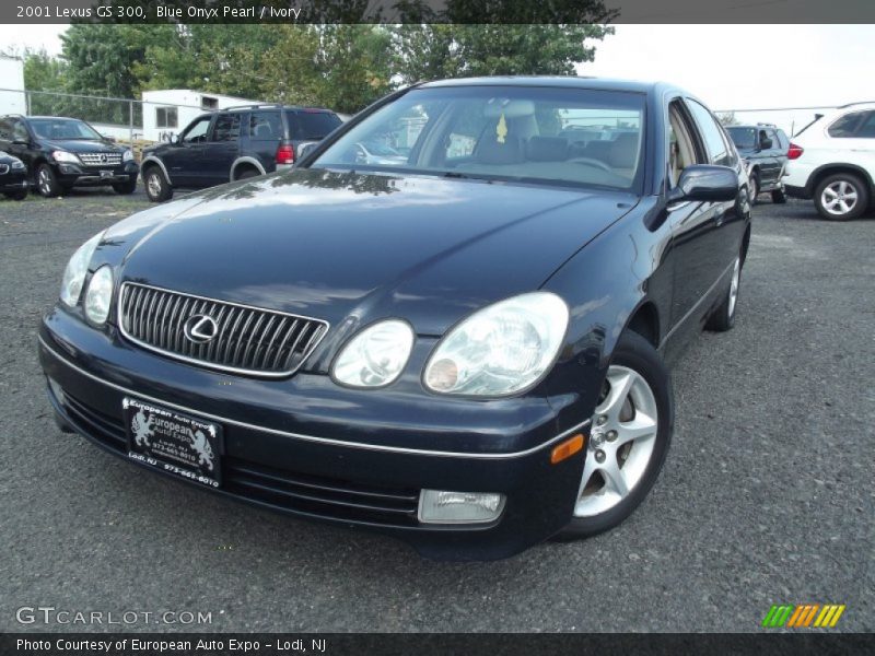 Blue Onyx Pearl / Ivory 2001 Lexus GS 300