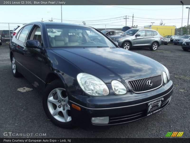 Blue Onyx Pearl / Ivory 2001 Lexus GS 300