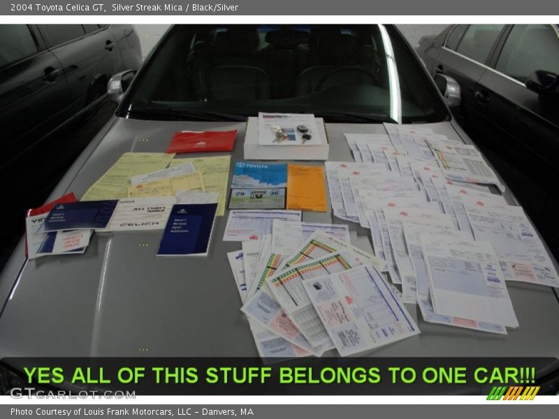 Silver Streak Mica / Black/Silver 2004 Toyota Celica GT