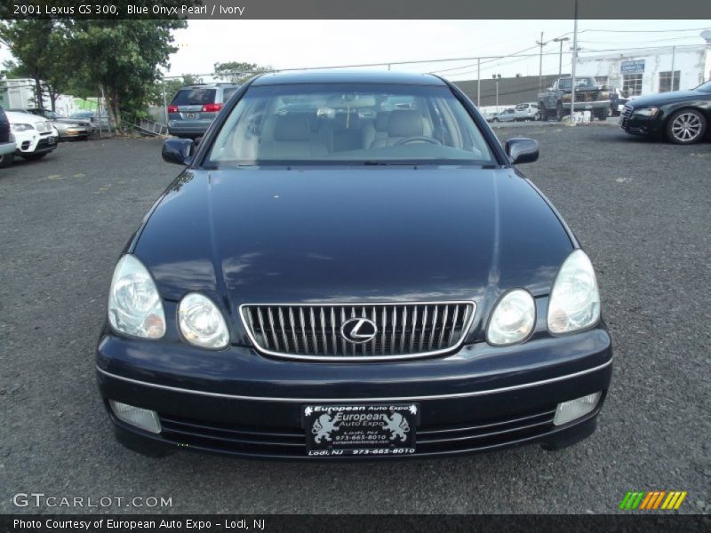 Blue Onyx Pearl / Ivory 2001 Lexus GS 300