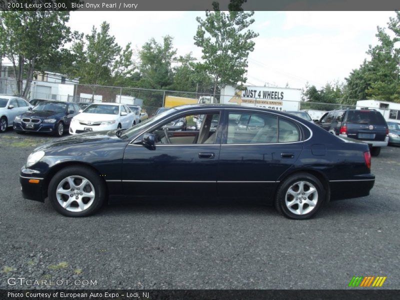Blue Onyx Pearl / Ivory 2001 Lexus GS 300