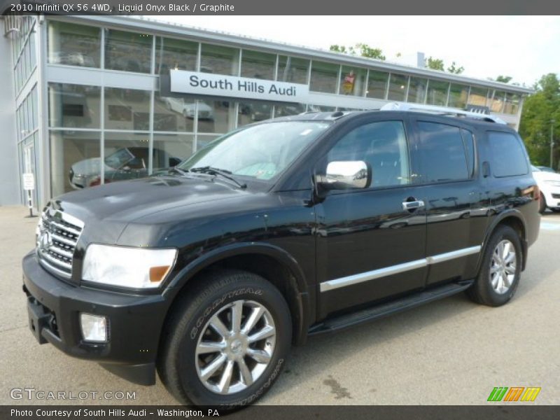 Liquid Onyx Black / Graphite 2010 Infiniti QX 56 4WD