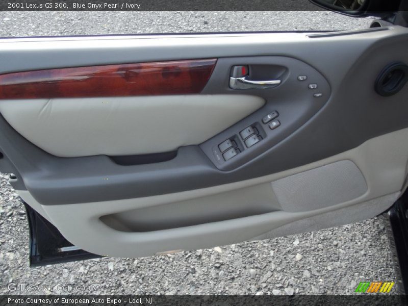 Blue Onyx Pearl / Ivory 2001 Lexus GS 300