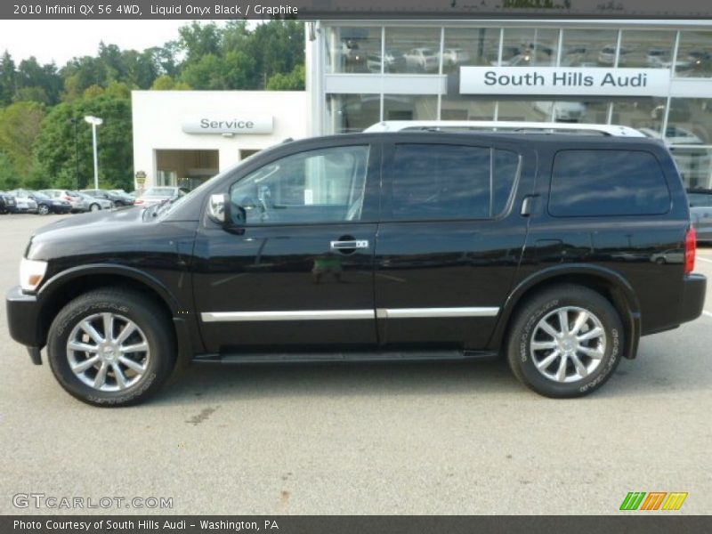 Liquid Onyx Black / Graphite 2010 Infiniti QX 56 4WD