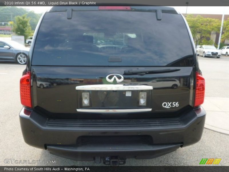 Liquid Onyx Black / Graphite 2010 Infiniti QX 56 4WD