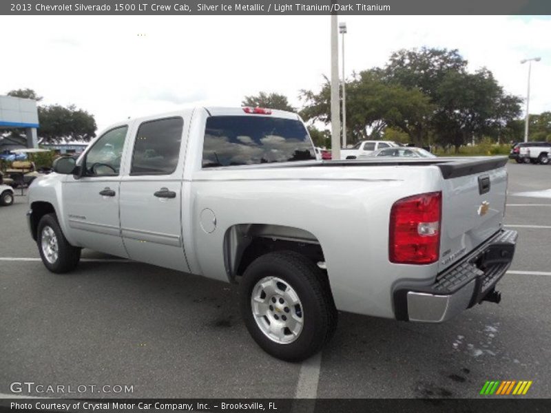 Silver Ice Metallic / Light Titanium/Dark Titanium 2013 Chevrolet Silverado 1500 LT Crew Cab