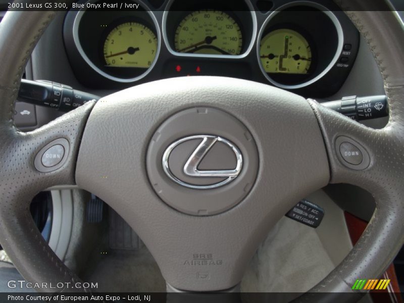 Blue Onyx Pearl / Ivory 2001 Lexus GS 300