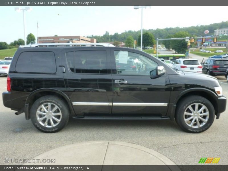 Liquid Onyx Black / Graphite 2010 Infiniti QX 56 4WD