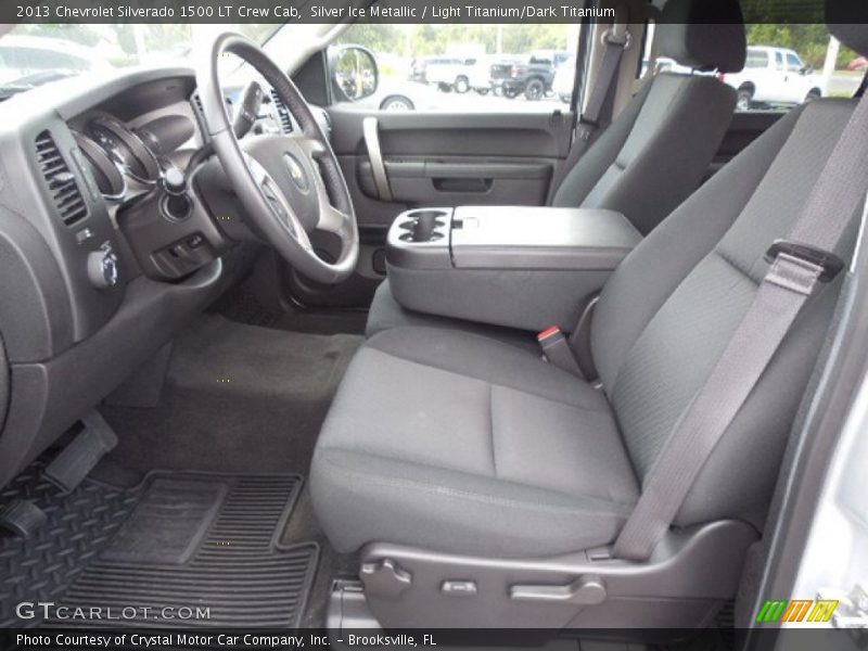 Silver Ice Metallic / Light Titanium/Dark Titanium 2013 Chevrolet Silverado 1500 LT Crew Cab