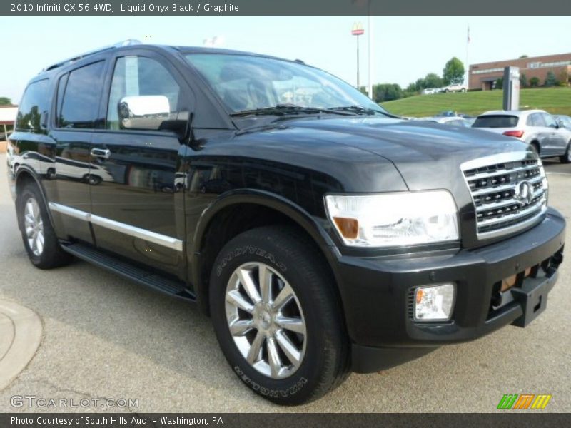 Liquid Onyx Black / Graphite 2010 Infiniti QX 56 4WD