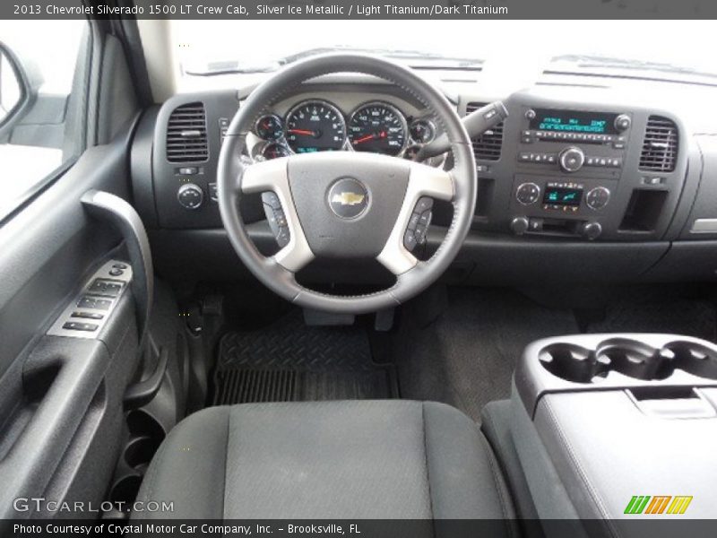 Silver Ice Metallic / Light Titanium/Dark Titanium 2013 Chevrolet Silverado 1500 LT Crew Cab