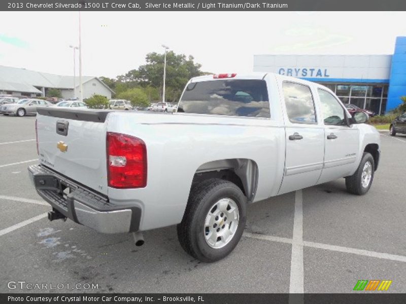 Silver Ice Metallic / Light Titanium/Dark Titanium 2013 Chevrolet Silverado 1500 LT Crew Cab