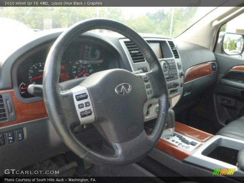 Liquid Onyx Black / Graphite 2010 Infiniti QX 56 4WD