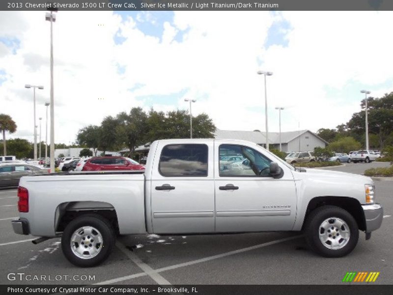 Silver Ice Metallic / Light Titanium/Dark Titanium 2013 Chevrolet Silverado 1500 LT Crew Cab