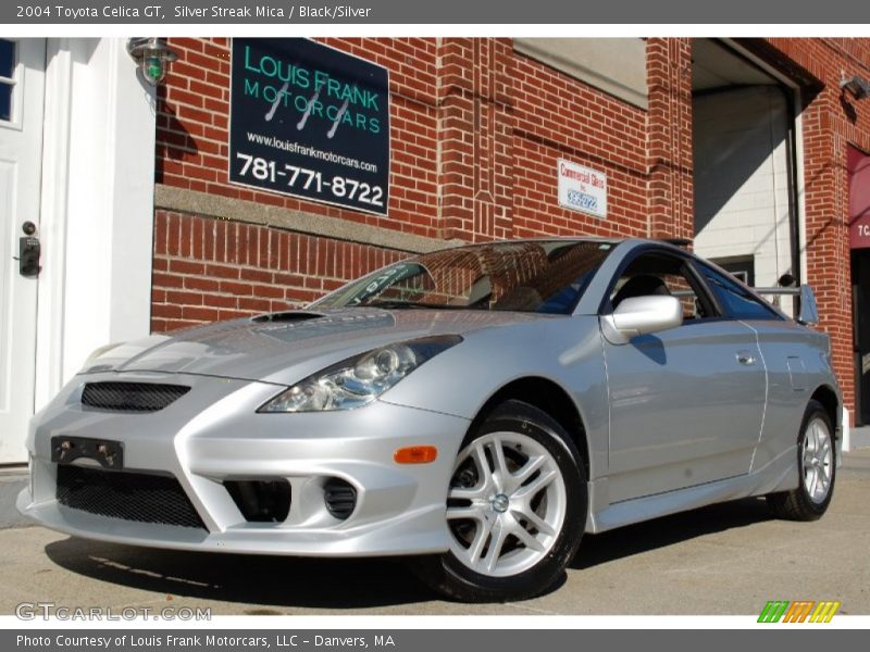 Silver Streak Mica / Black/Silver 2004 Toyota Celica GT
