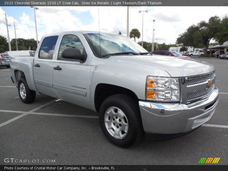 Silver Ice Metallic / Light Titanium/Dark Titanium 2013 Chevrolet Silverado 1500 LT Crew Cab
