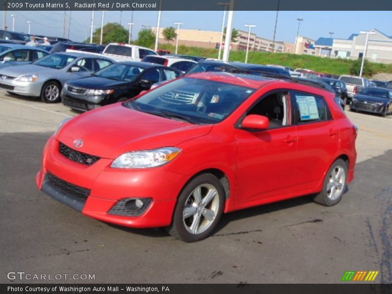 Radiant Red / Dark Charcoal 2009 Toyota Matrix S