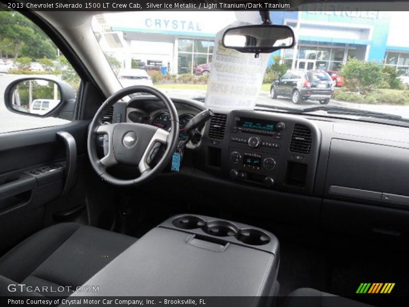 Silver Ice Metallic / Light Titanium/Dark Titanium 2013 Chevrolet Silverado 1500 LT Crew Cab