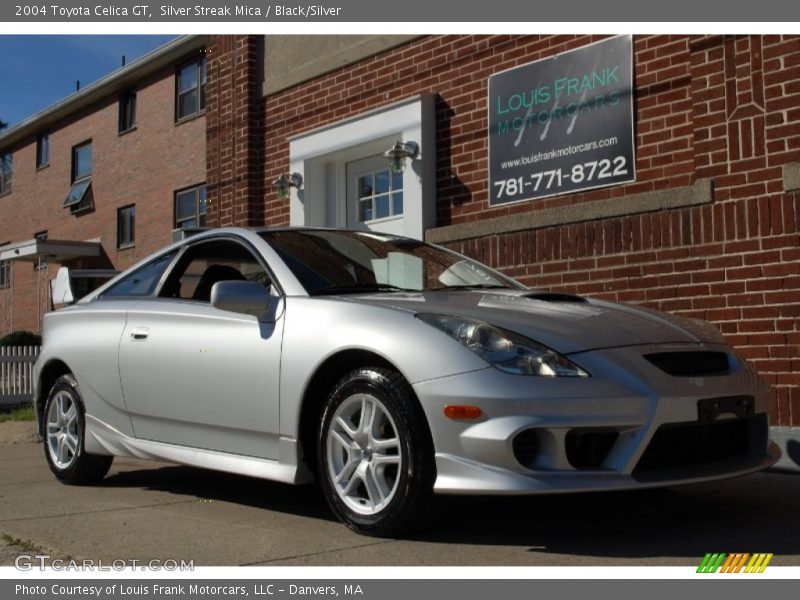 Silver Streak Mica / Black/Silver 2004 Toyota Celica GT