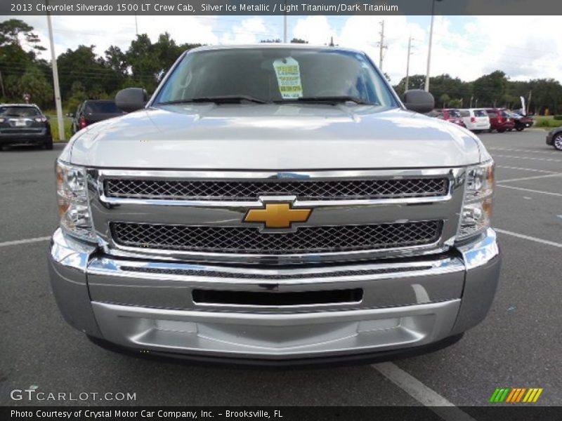 Silver Ice Metallic / Light Titanium/Dark Titanium 2013 Chevrolet Silverado 1500 LT Crew Cab