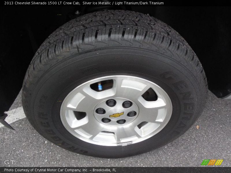 Silver Ice Metallic / Light Titanium/Dark Titanium 2013 Chevrolet Silverado 1500 LT Crew Cab