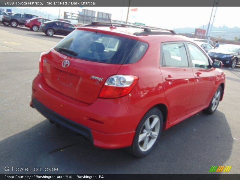 Radiant Red / Dark Charcoal 2009 Toyota Matrix S