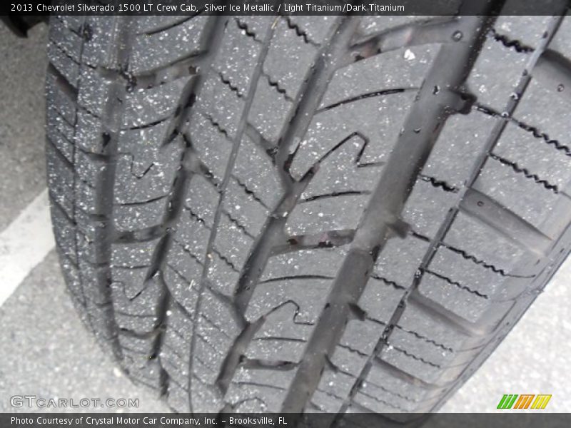 Silver Ice Metallic / Light Titanium/Dark Titanium 2013 Chevrolet Silverado 1500 LT Crew Cab
