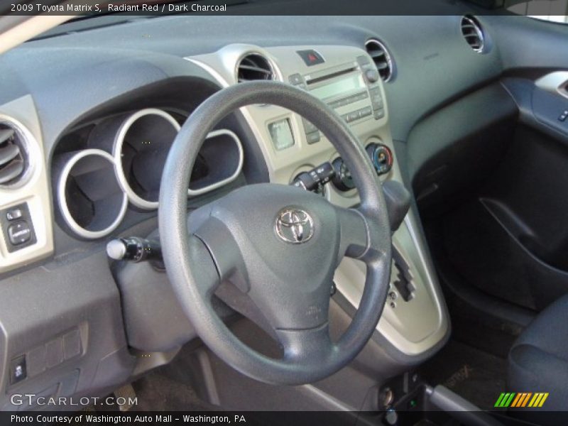 Radiant Red / Dark Charcoal 2009 Toyota Matrix S
