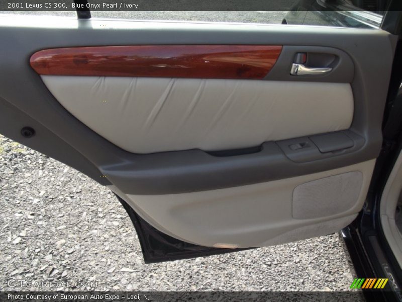 Blue Onyx Pearl / Ivory 2001 Lexus GS 300