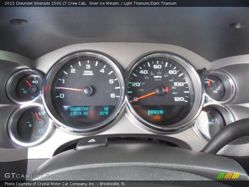 Silver Ice Metallic / Light Titanium/Dark Titanium 2013 Chevrolet Silverado 1500 LT Crew Cab