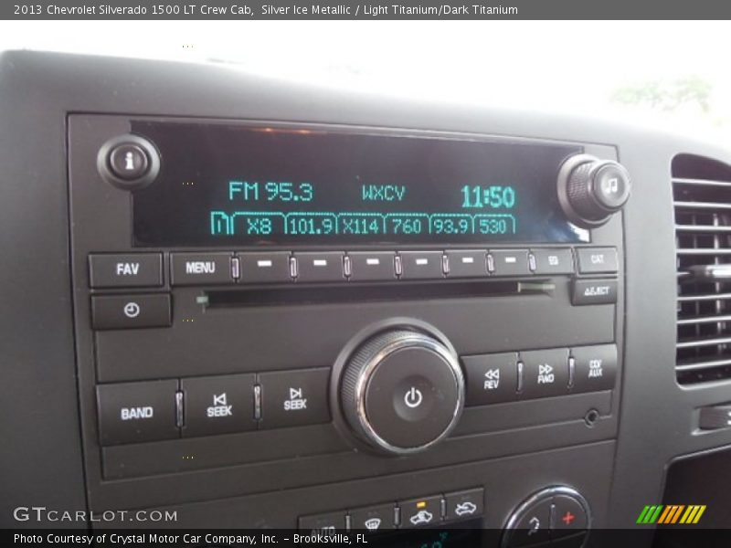 Silver Ice Metallic / Light Titanium/Dark Titanium 2013 Chevrolet Silverado 1500 LT Crew Cab