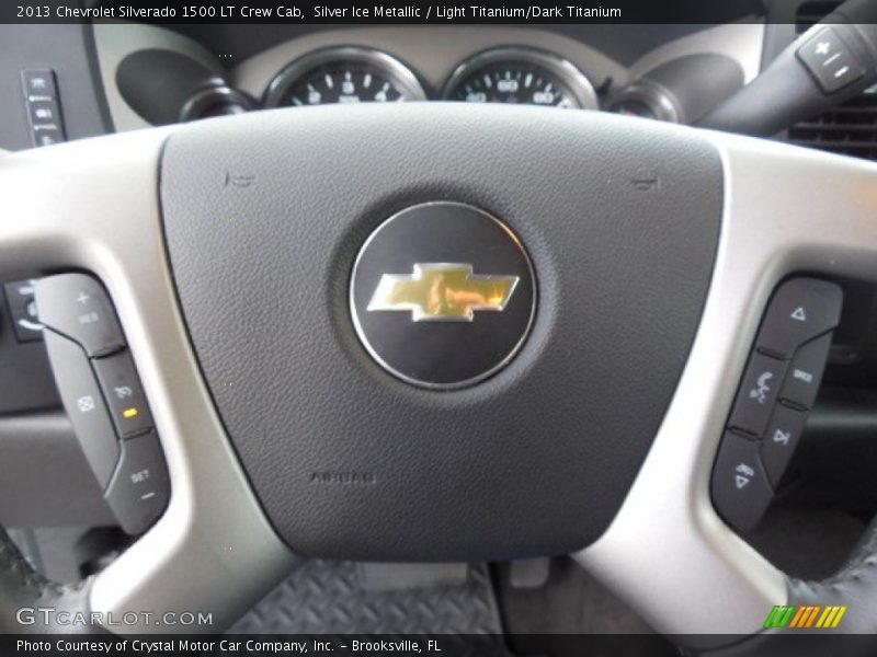 Silver Ice Metallic / Light Titanium/Dark Titanium 2013 Chevrolet Silverado 1500 LT Crew Cab