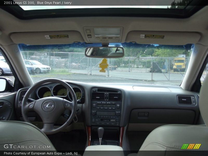 Blue Onyx Pearl / Ivory 2001 Lexus GS 300