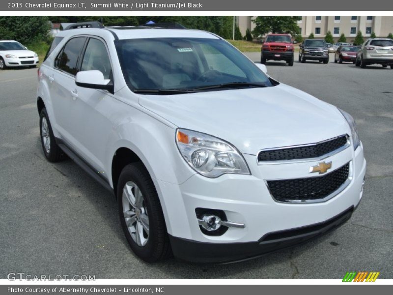 Summit White / Light Titanium/Jet Black 2015 Chevrolet Equinox LT