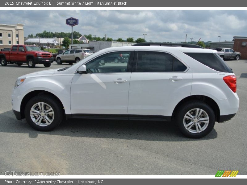 Summit White / Light Titanium/Jet Black 2015 Chevrolet Equinox LT
