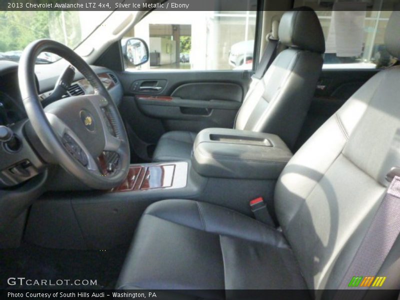 Silver Ice Metallic / Ebony 2013 Chevrolet Avalanche LTZ 4x4