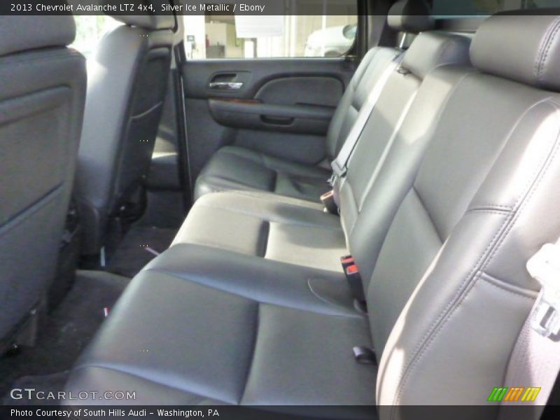 Silver Ice Metallic / Ebony 2013 Chevrolet Avalanche LTZ 4x4