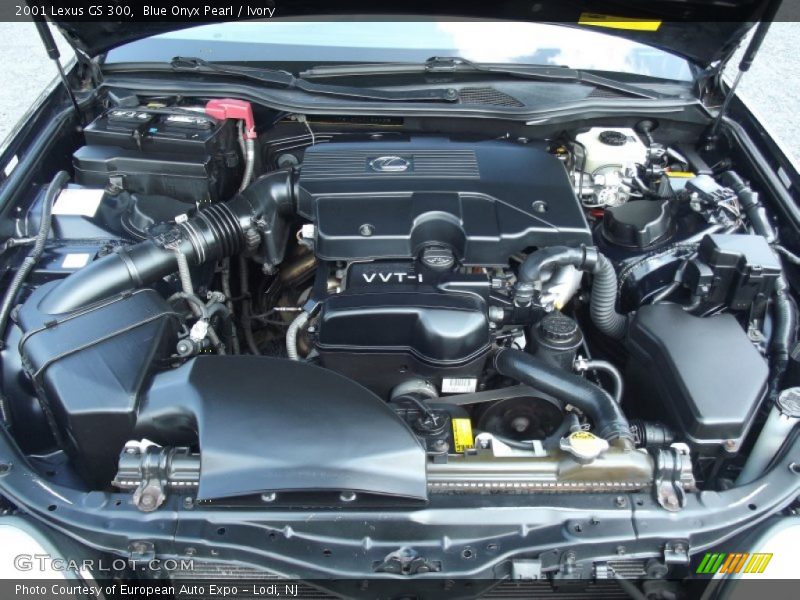 Blue Onyx Pearl / Ivory 2001 Lexus GS 300