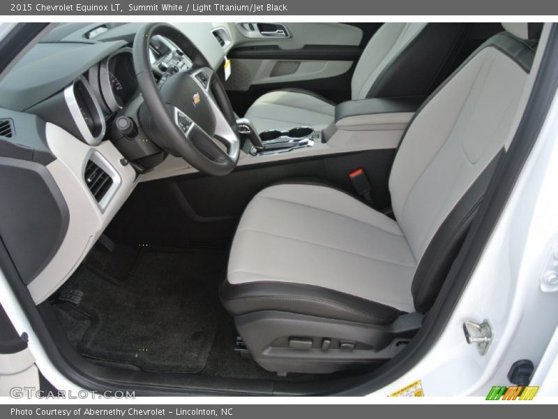 Summit White / Light Titanium/Jet Black 2015 Chevrolet Equinox LT