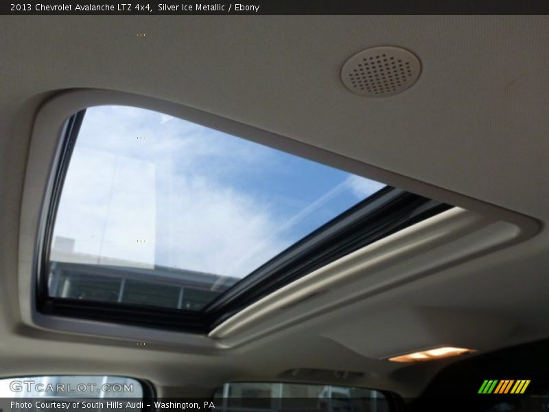 Silver Ice Metallic / Ebony 2013 Chevrolet Avalanche LTZ 4x4