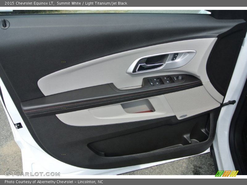 Summit White / Light Titanium/Jet Black 2015 Chevrolet Equinox LT