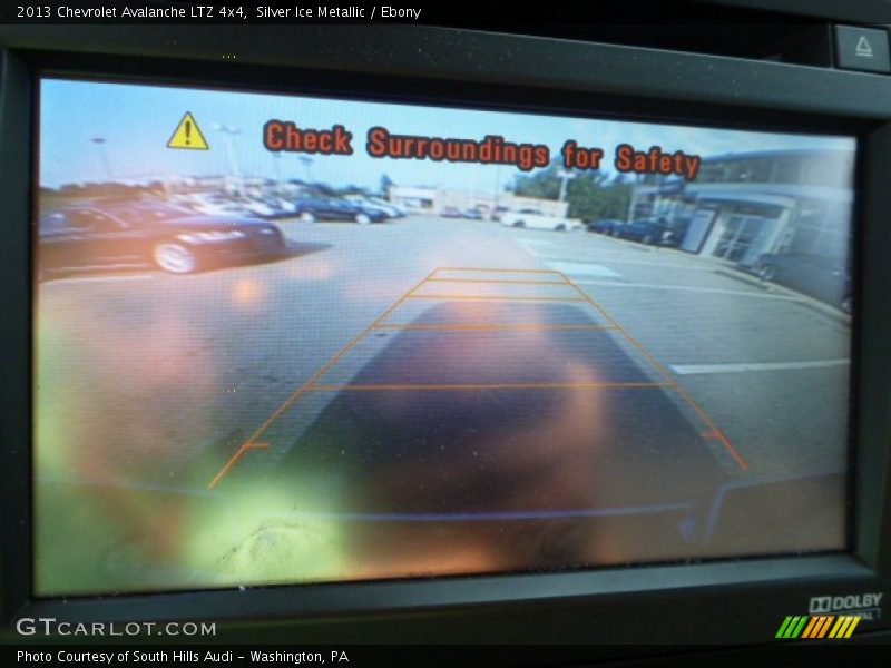 Silver Ice Metallic / Ebony 2013 Chevrolet Avalanche LTZ 4x4